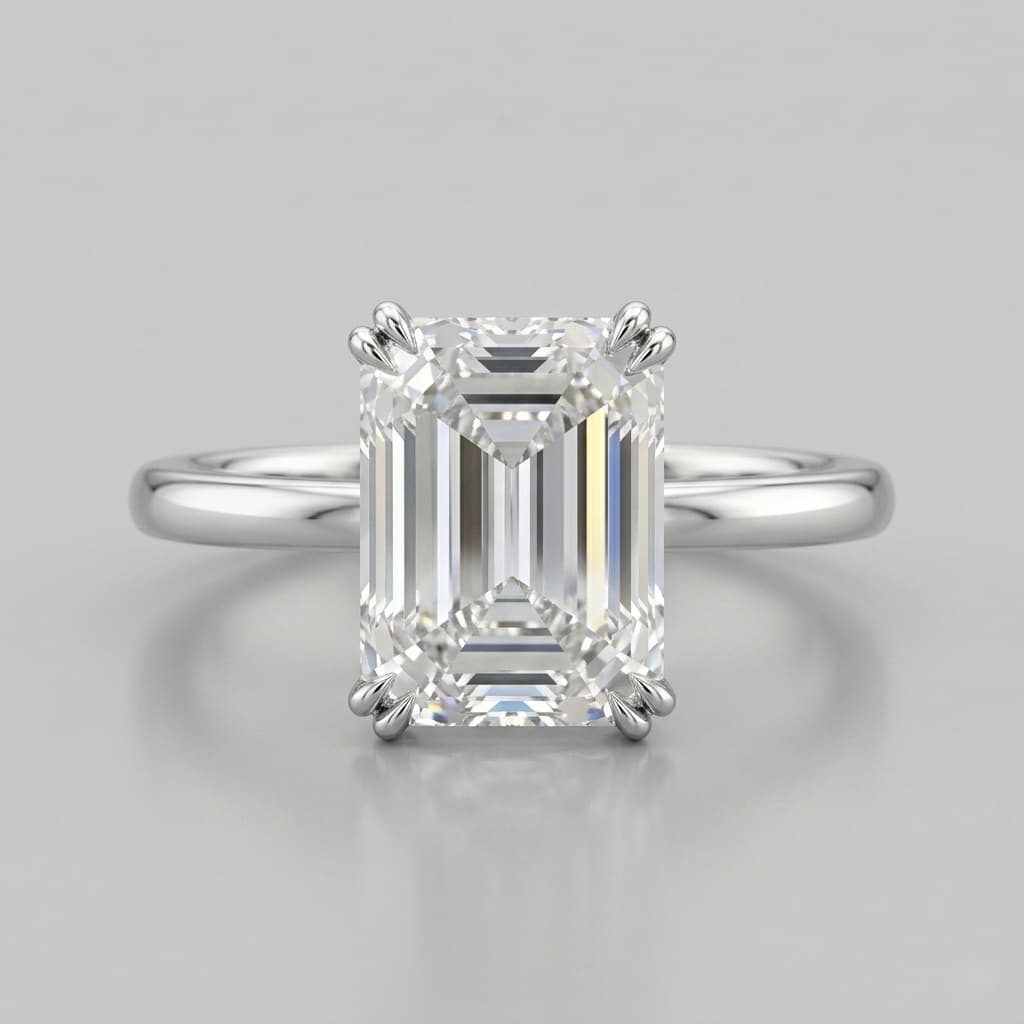 Emerald-cut diamond concept